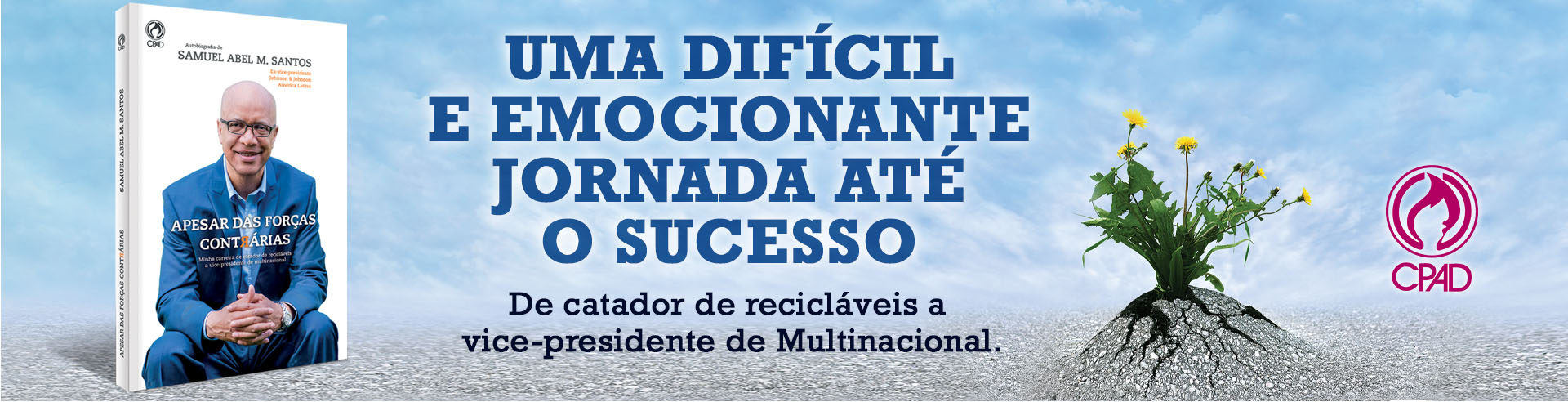 Neste livro a sua incrível jornada que o levou a vice-presidente de Pesquisa & Desenvolvimento para a América Latina