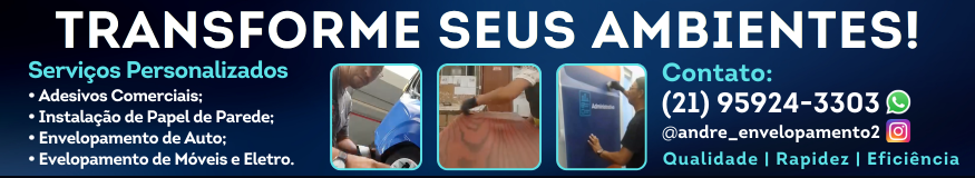 Transformamos qualquer espaço em um lugar único. Agente deixa top, bora transformar.
